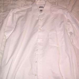 💥NWT💥 Van Heusen Tuxedo White Button-up Shirt 💥